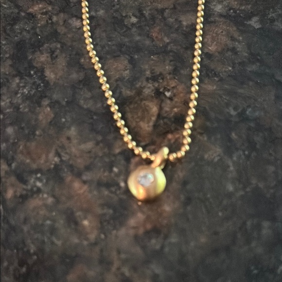 Roberta Chiarella Chic Gold Necklace with Round Pendant - Picture 2 of 3